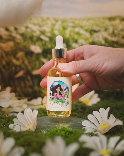 Petal Wish - Hair Oil Elixir - Sprouted Daisies, Airy Clean Cotton, Fresh Fields