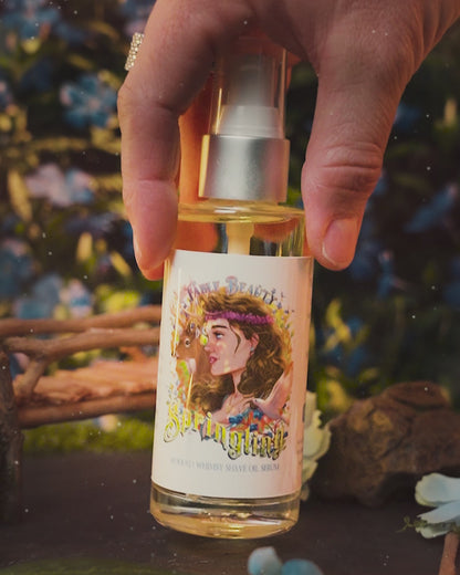 Springling - Shave Oil Serum - Pear Juice, Ethereal Blossoms, Vanilla Whisper
