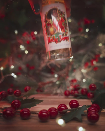 Holly Berry - Shave Oil Serum - Mistletoe, Warm Nutmeg, & Spiced Berries