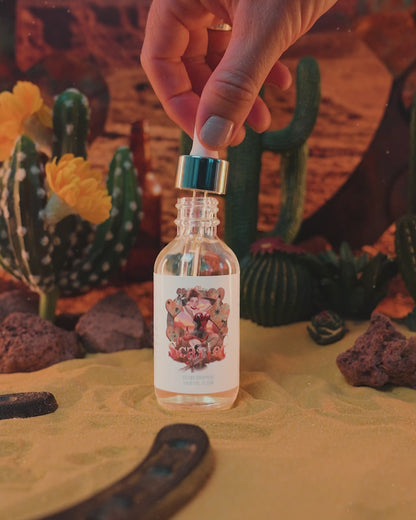 Scarlet - Hair Oil Elixir - Whiskey Barrels, Maraschino Cherry, Orange Zest