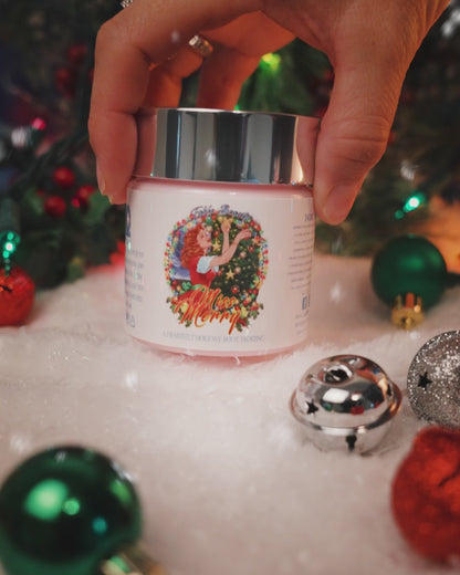 Miss Merry - Body Frosting - Apple Spice, Cranberry Marmalade, Cozy Christmas Tree