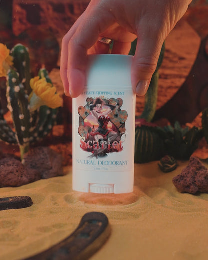 Scarlet - Natural Deodorant - Whiskey Barrels, Maraschino Cherry, Orange Zest