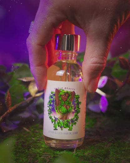 Ivy - Hair Oil Elixir - Black Tea Leaves, Warm Vanilla Shea, Lemon Infused Honey